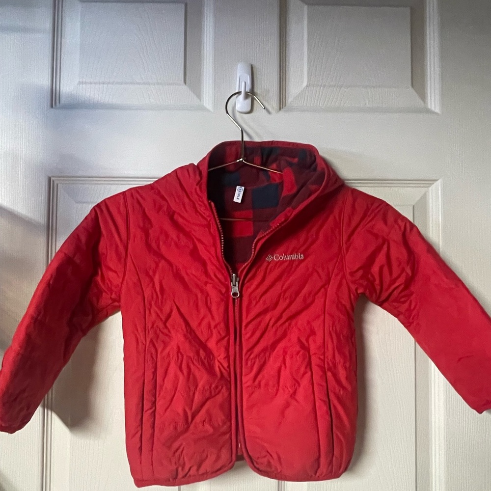 Columbia Vibrant Red Quilted Jacket